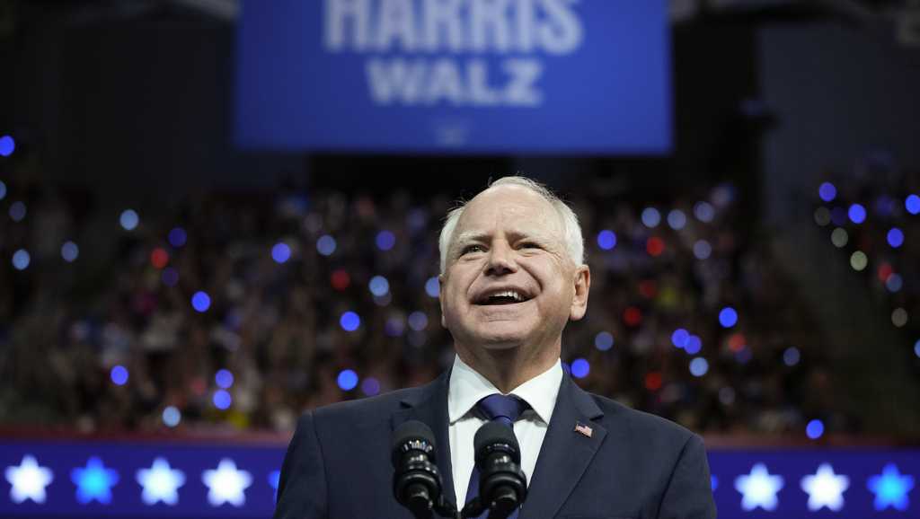 Gov. Tim Walz visiting Pittsburgh for first solo trip since joining...